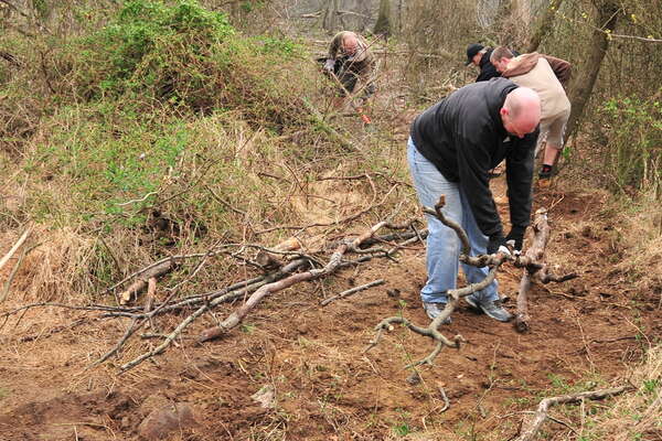 The old trail is just about gone