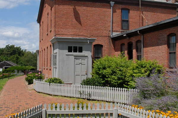 The right lighthouse, and an outbuilding with more exhibits