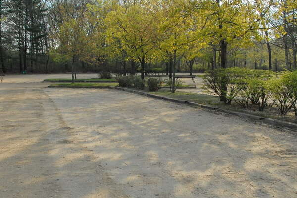 The main parking lot off Schoolhouse Road