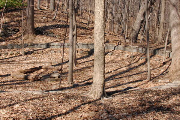 Old train turn around on southern side of park