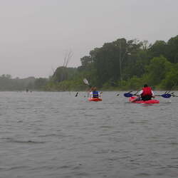 A foggy paddle at the Manasquan Reservoir, 2005 - 05/02/2014