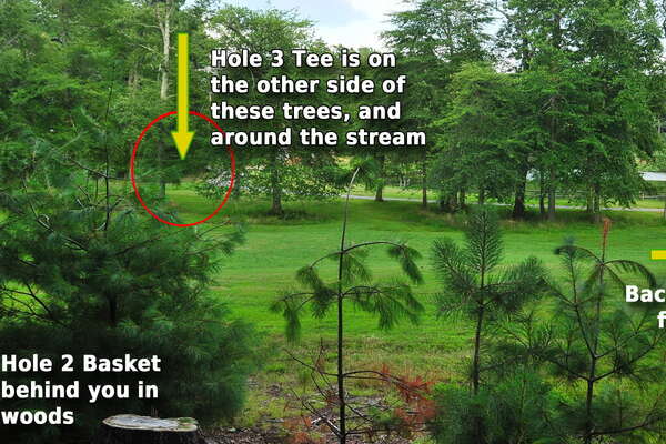 Walk between Hole 2 and 3