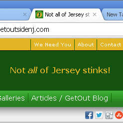 We'll show you that not ALL of Jersey Stinks -- some thoughts