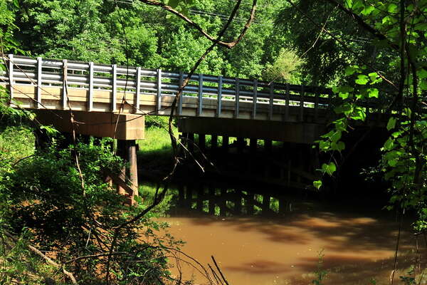 Hospital Rd bridge, near group camping and parking to fish