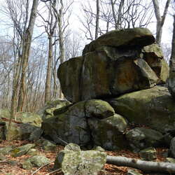 Sourlands - hiking the glacial erratics - 06/21/2012