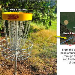 Photo Walk-through Tour of Ocean County Disc Golf Course (9-hole)