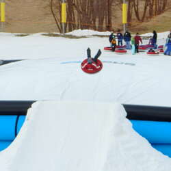 Snow Tubing at the Drop Zone - 02/04/2012