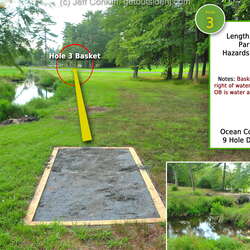 Photo Walk-through: 9 Hole Disc Golf at Ocean County Park (2013) - 07/26/2013